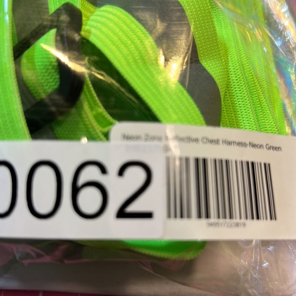NWT Neon Green/ yellow Reflective Harness - Picture 12 of 12